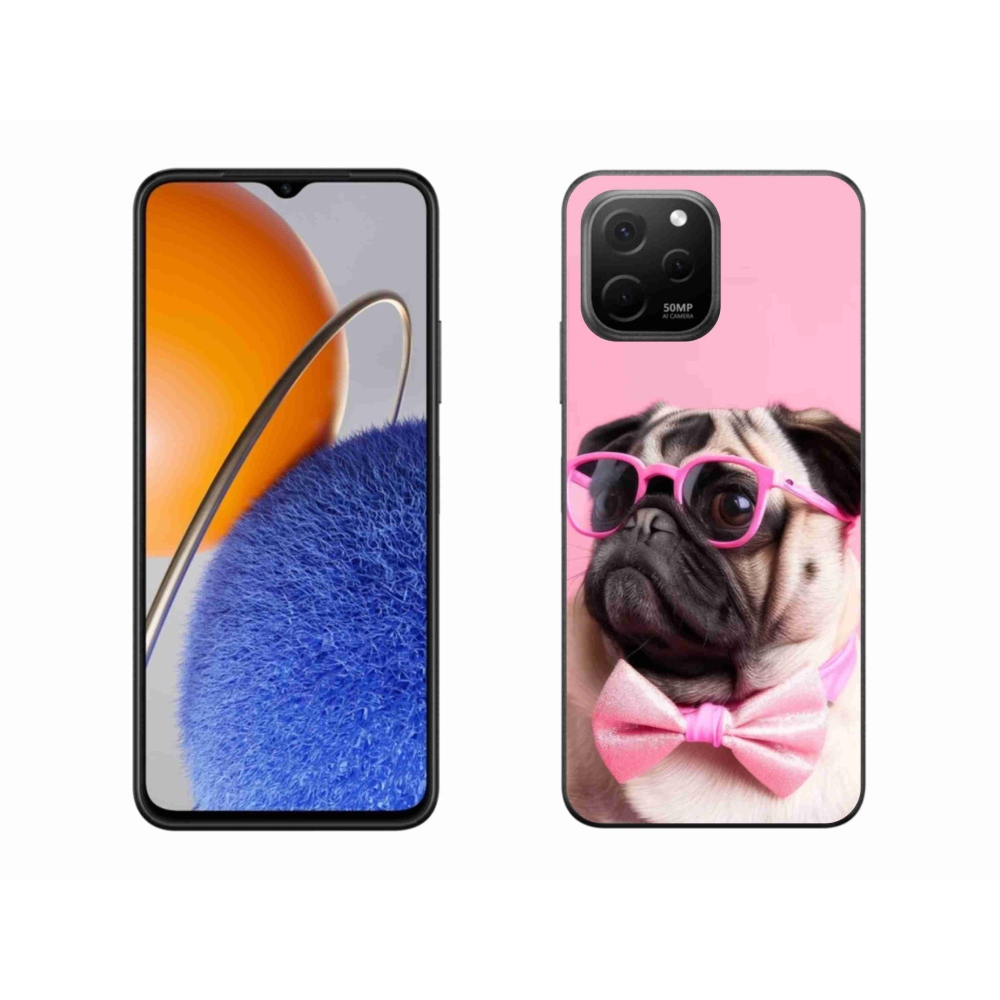Gelový kryt mmCase na Huawei Nova Y61 - stylový mops