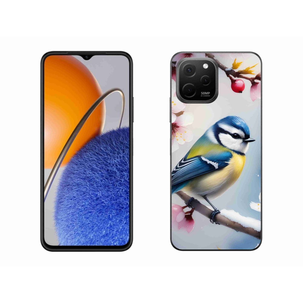 Gelový kryt mmCase na Huawei Nova Y61 - sýkorka