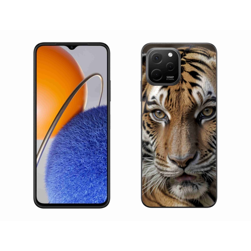 Gelový kryt mmCase na Huawei Nova Y61 - tygří pohled