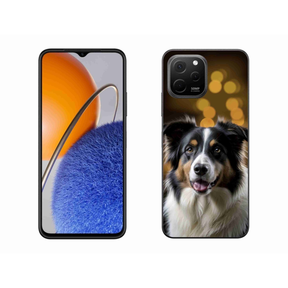 Gelový kryt mmCase na Huawei Nova Y61 - usměvavý australský ovčák