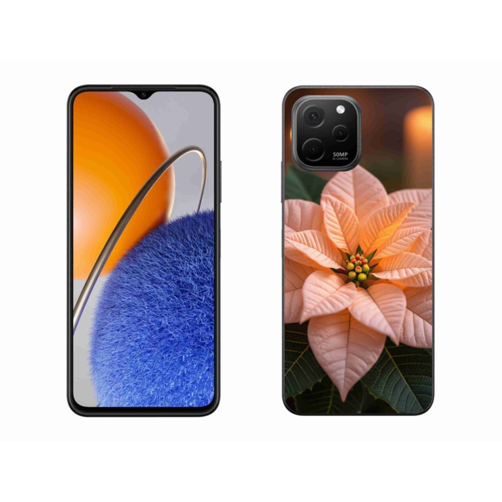Gelový kryt mmCase na Huawei Nova Y61 - vánoční hvězda