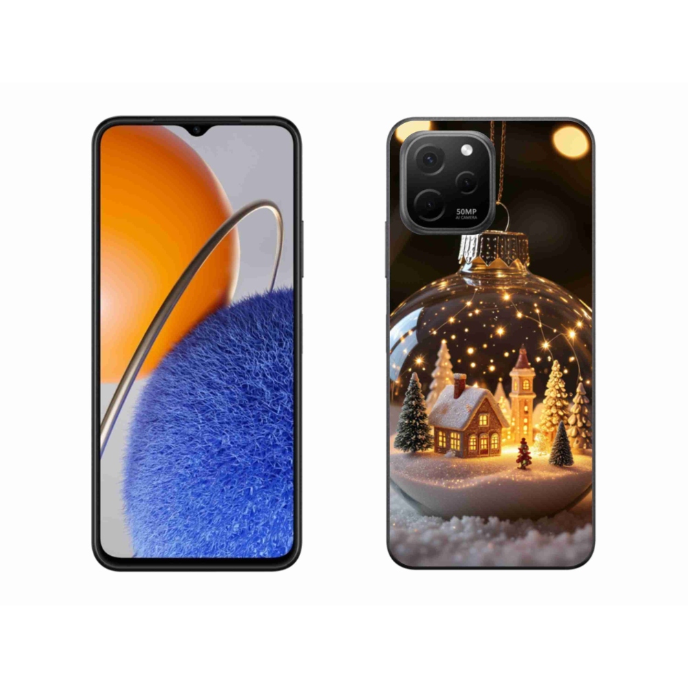 Gelový kryt mmCase na Huawei Nova Y61 - vánoční koule 3