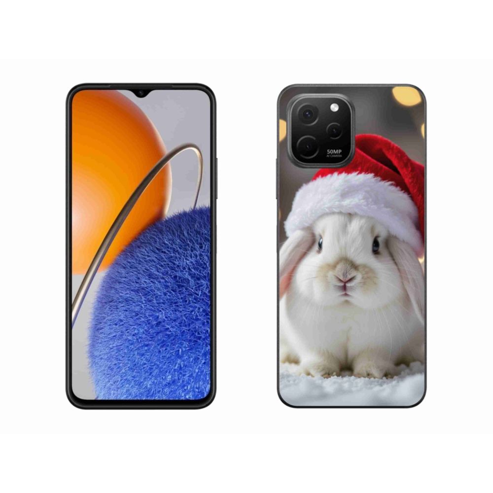Gelový kryt mmCase na Huawei Nova Y61 - vánoční králík