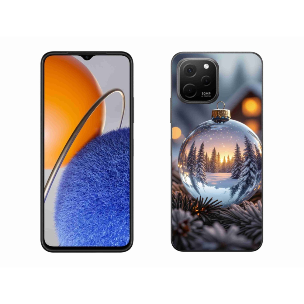 Gelový kryt mmCase na Huawei Nova Y61 - vánoční ozdoba