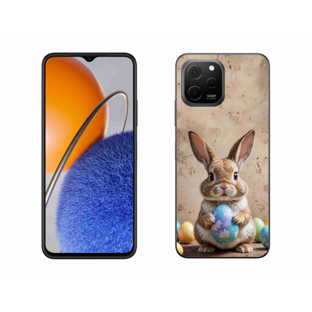 Gelový kryt mmCase na Huawei Nova Y61 - velikonoční králíček