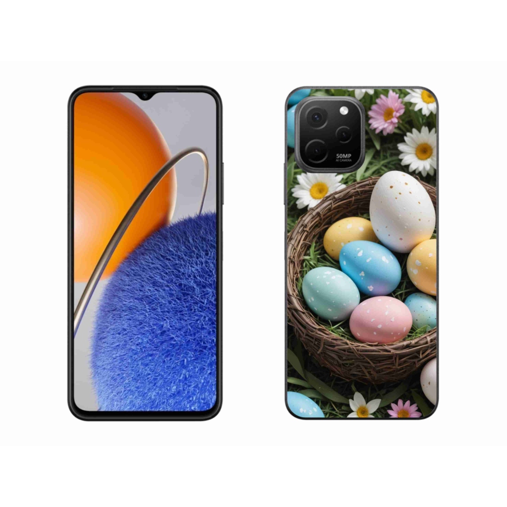 Gelový kryt mmCase na Huawei Nova Y61 - velikonoční vajíčka 2
