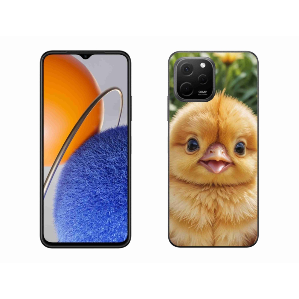 Gelový kryt mmCase na Huawei Nova Y61 - veselé kuřátko