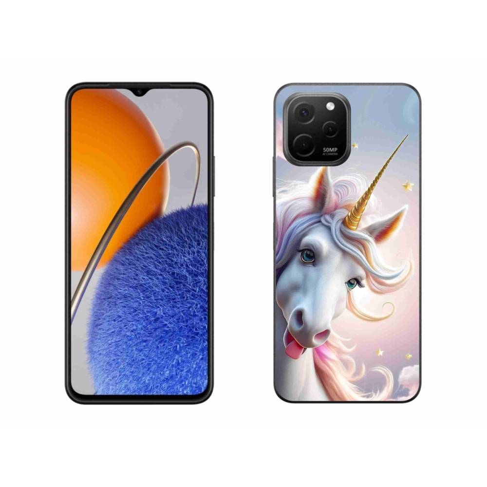 Gelový kryt mmCase na Huawei Nova Y61 - veselý jednorožec