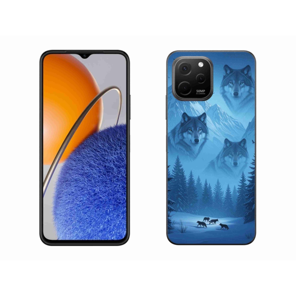 Gelový kryt mmCase na Huawei Nova Y61 - vlčí smečka