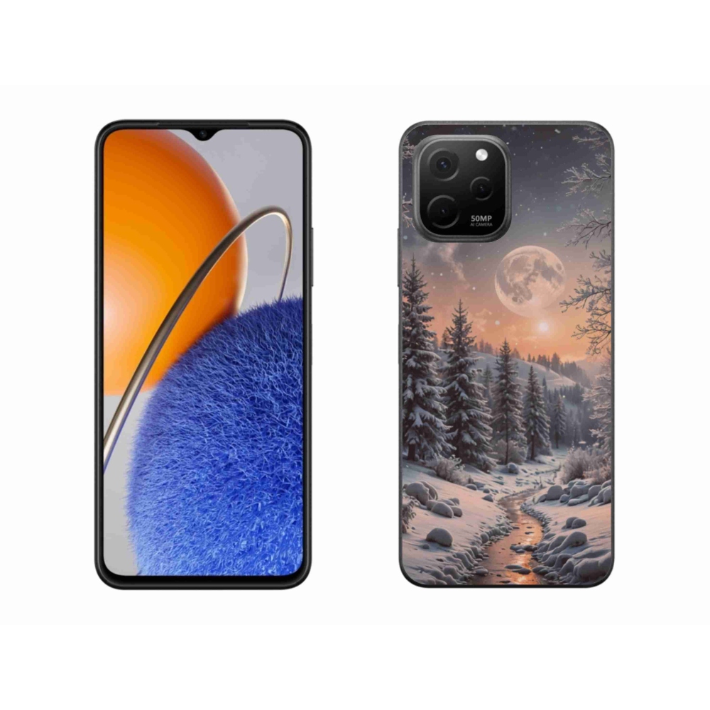 Gelový kryt mmCase na Huawei Nova Y61 - zimní krajina 2