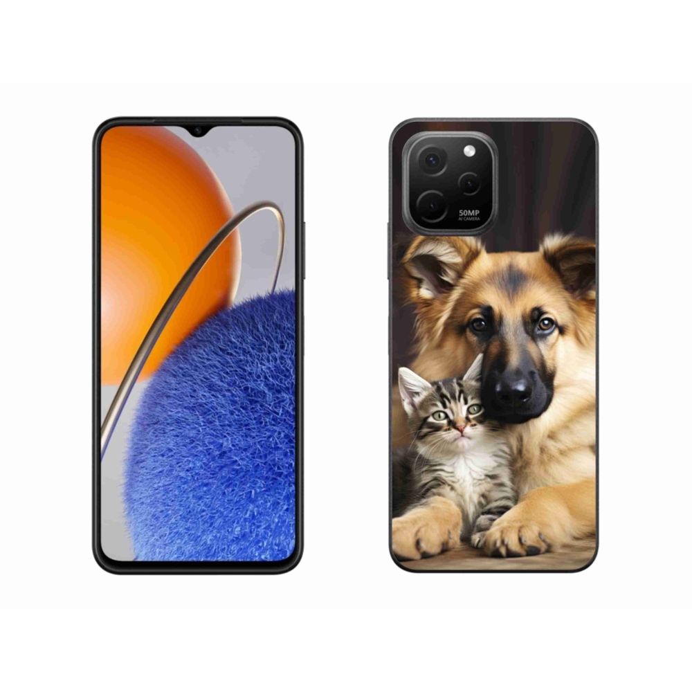 Gelový kryt mmCase na Huawei Nova Y61 - zvířecí přátelství