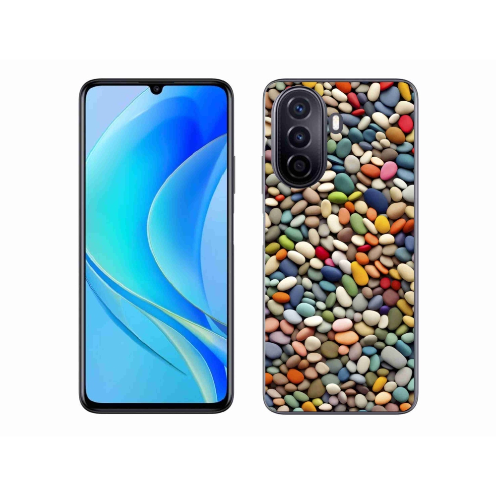 Gelový kryt mmCase na Huawei Nova Y70 - barevné kamínky 2
