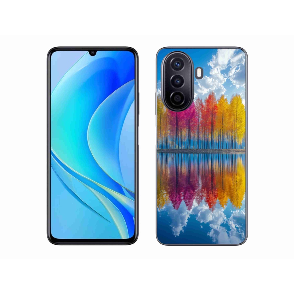 Gelový kryt mmCase na Huawei Nova Y70 - barevné stromy
