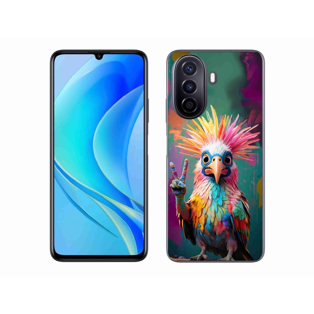 Gelový kryt mmCase na Huawei Nova Y70 - barevný rebel