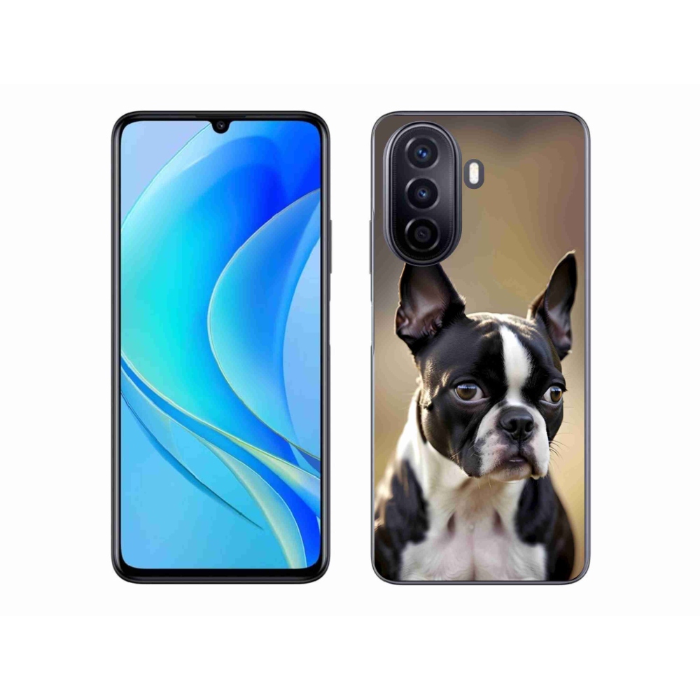 Gelový kryt mmCase na Huawei Nova Y70 - bostonský teriér