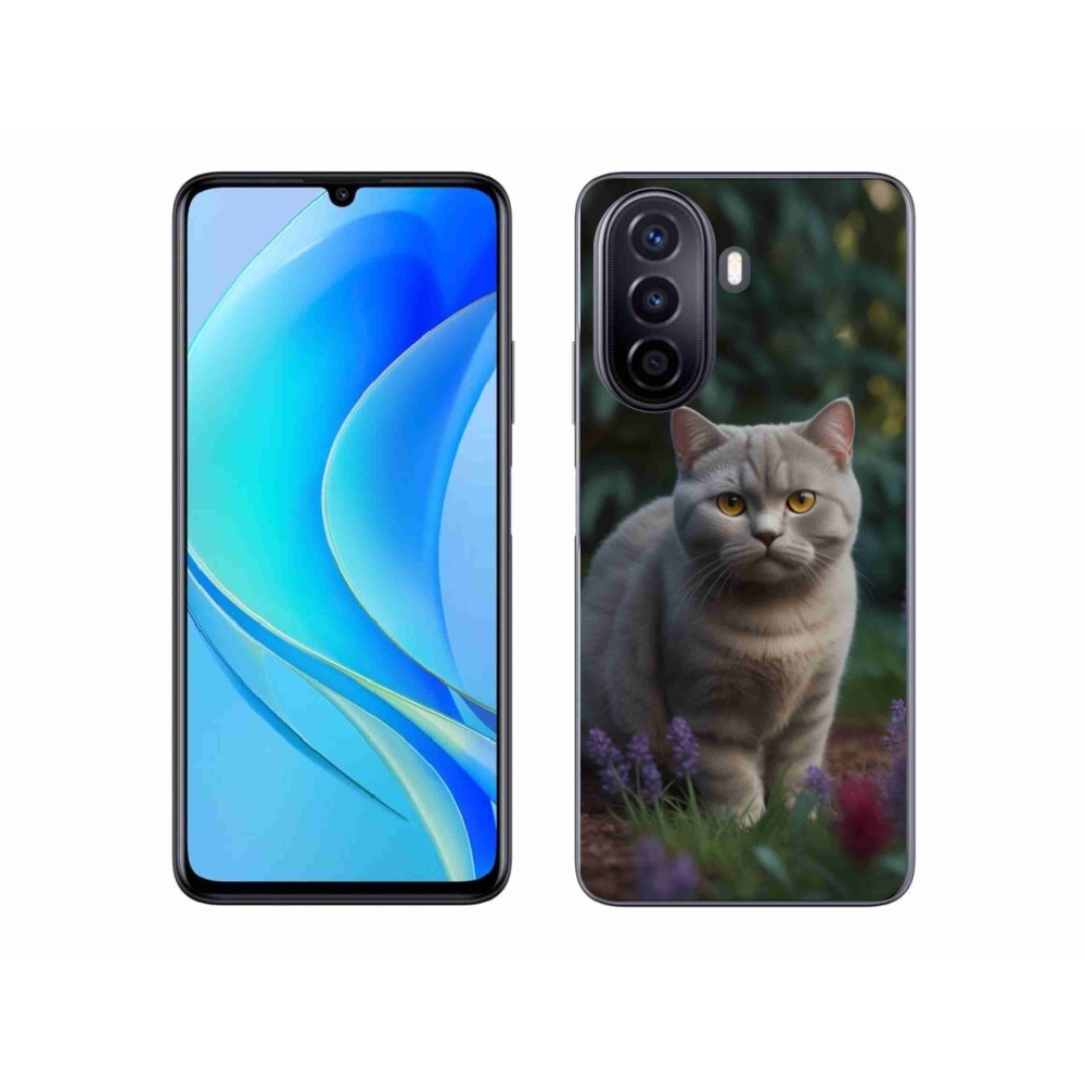 Gelový kryt mmCase na Huawei Nova Y70 - britská kočka