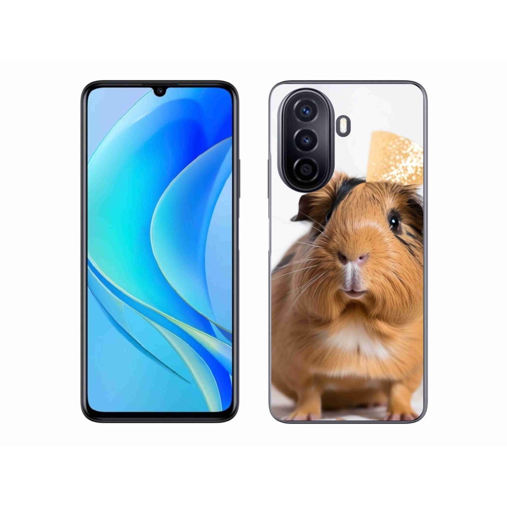 Gelový kryt mmCase na Huawei Nova Y70 - hnědé morče