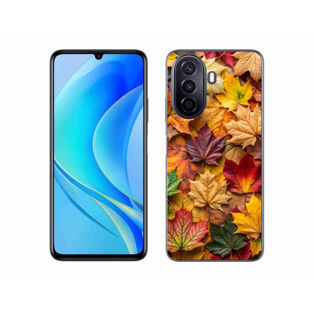 Gelový kryt mmCase na Huawei Nova Y70 - javorové listy 2