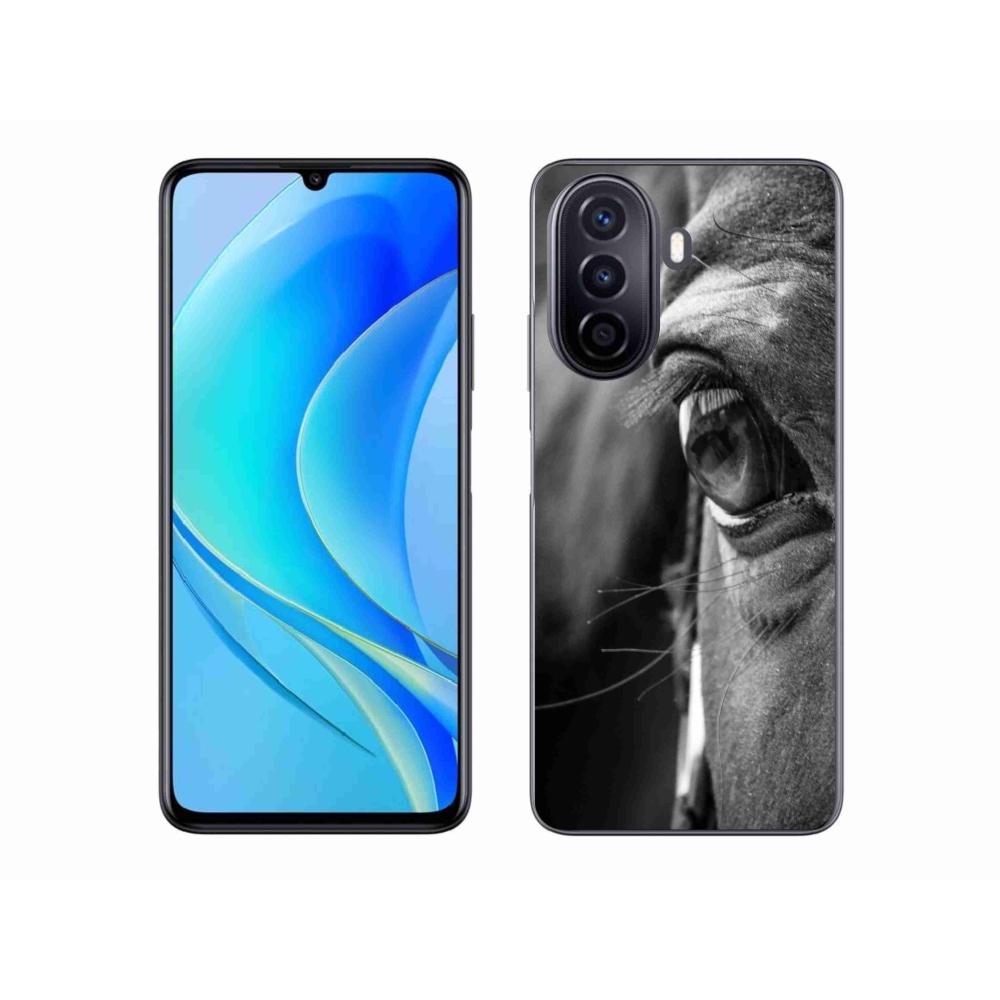 Gelový kryt mmCase na Huawei Nova Y70 - koňský pohled
