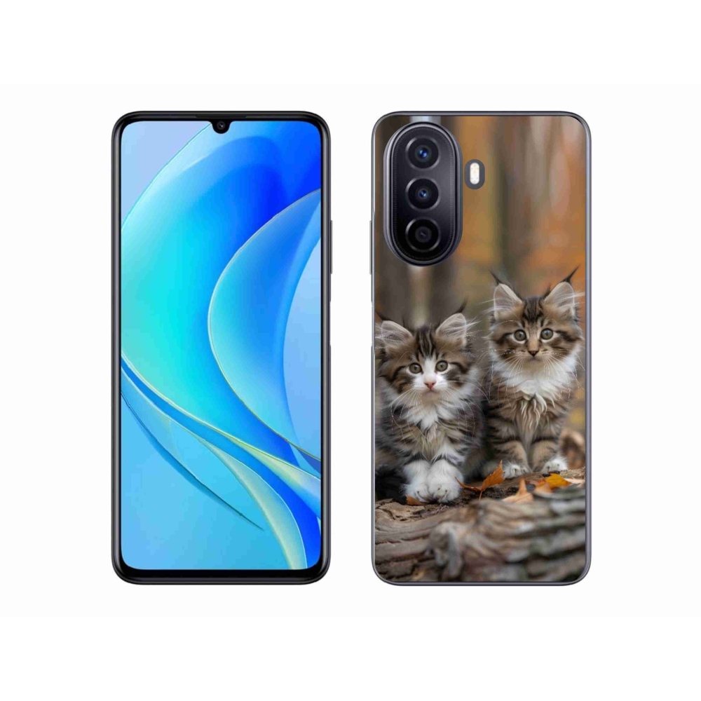 Gelový kryt mmCase na Huawei Nova Y70 - kočičí duo 3