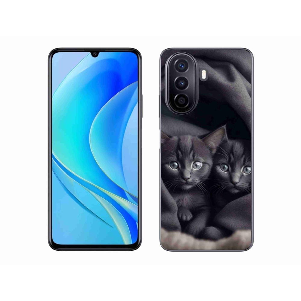 Gelový kryt mmCase na Huawei Nova Y70 - kočičí duo