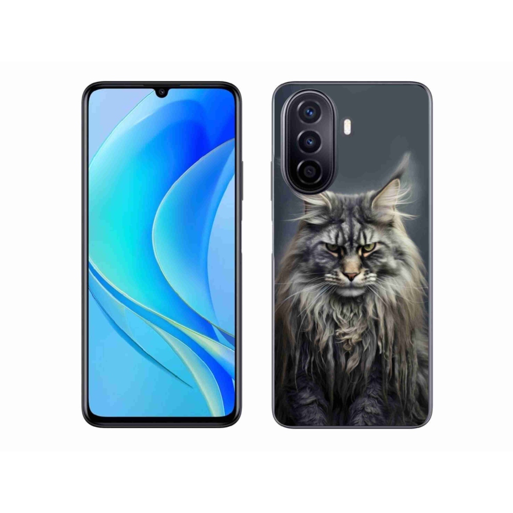 Gelový kryt mmCase na Huawei Nova Y70 - kočíčí pohled 4