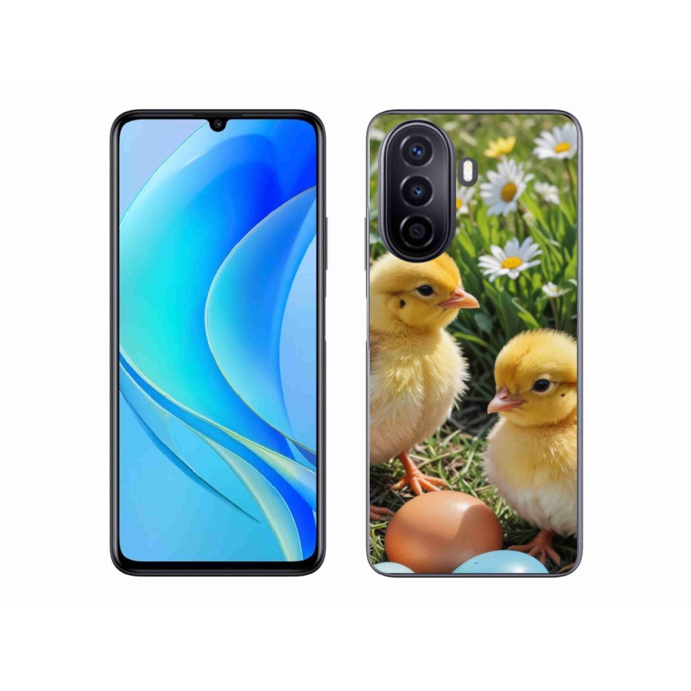 Gelový kryt mmCase na Huawei Nova Y70 - kuřátka
