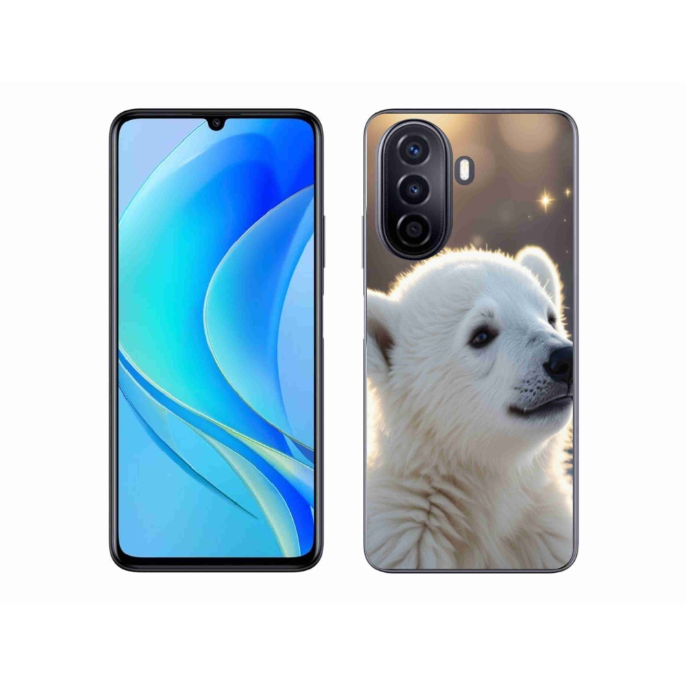 Gelový kryt mmCase na Huawei Nova Y70 - lední medvěd