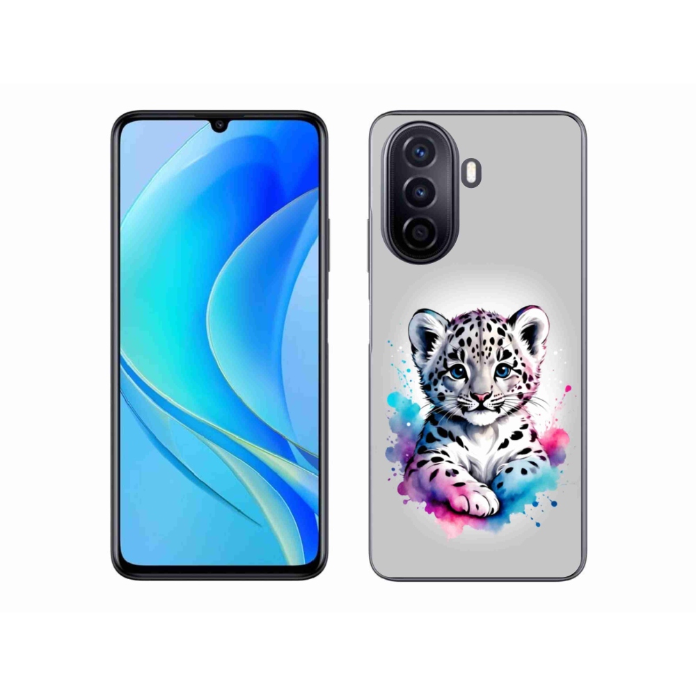 Gelový kryt mmCase na Huawei Nova Y70 - levhartí mládě