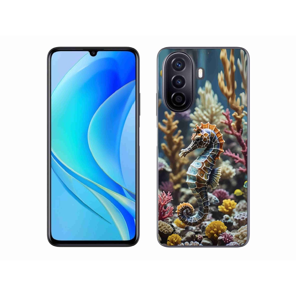 Gelový kryt mmCase na Huawei Nova Y70 - mořský koník 2