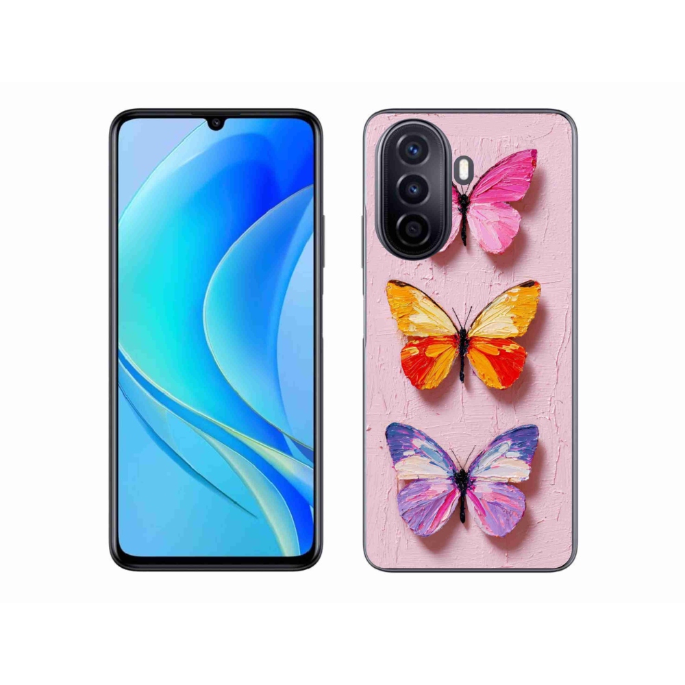 Gelový kryt mmCase na Huawei Nova Y70 - motýlí trojice