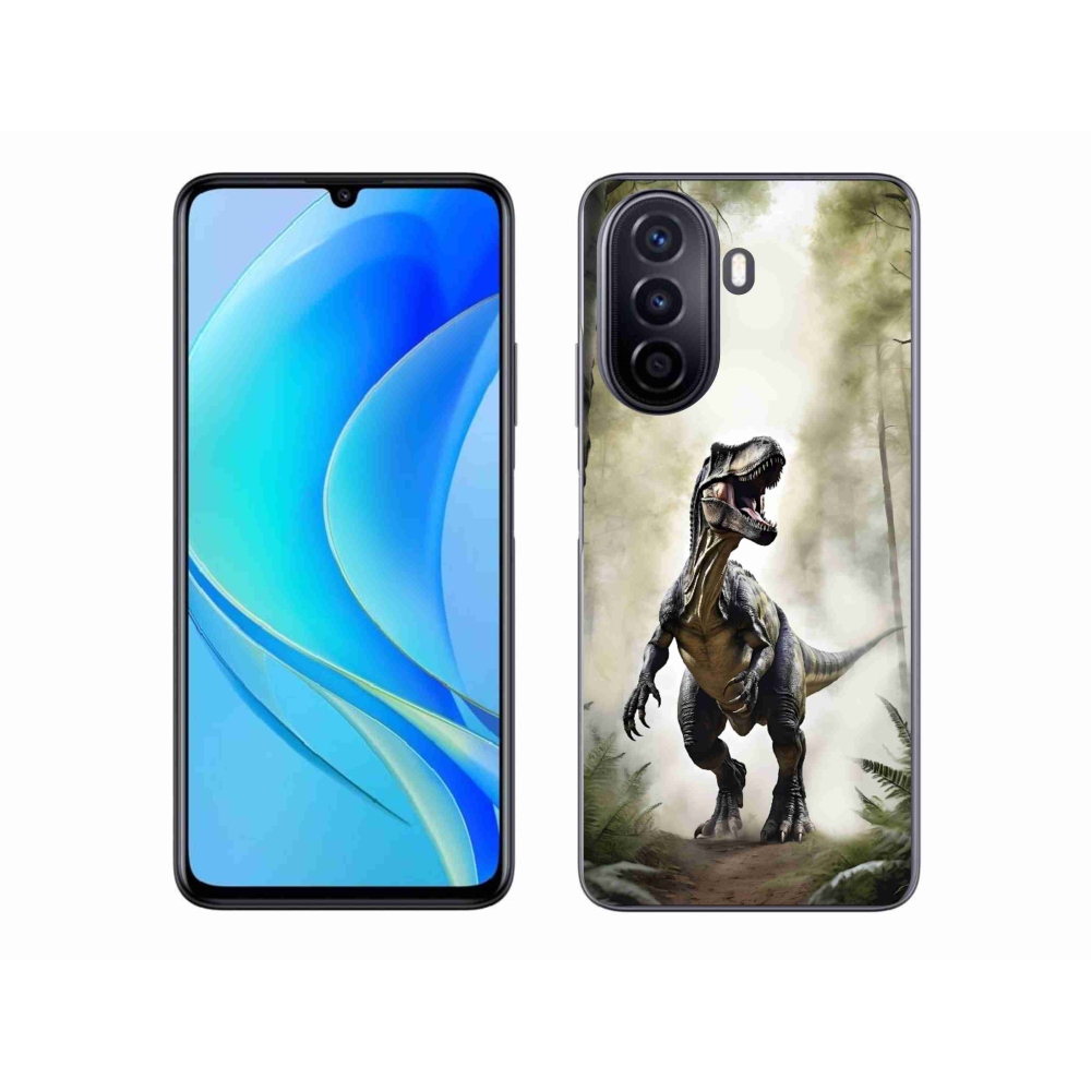 Gelový kryt mmCase na Huawei Nova Y70 - naštvaný T-Rex