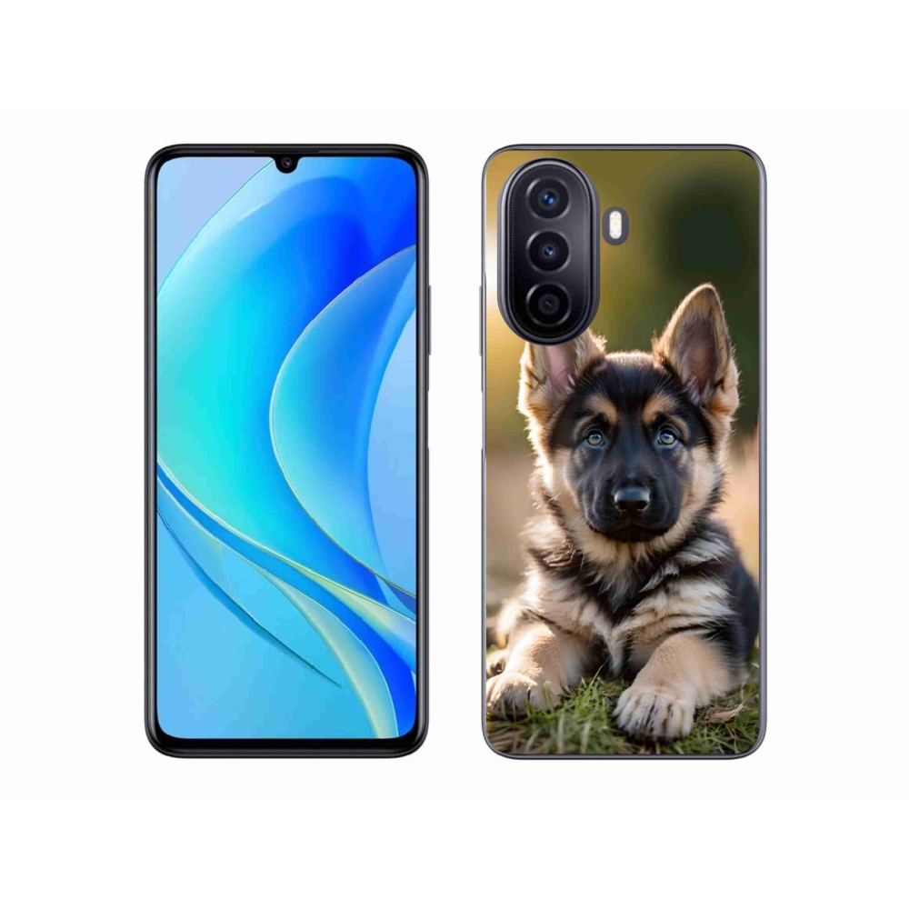 Gelový kryt mmCase na Huawei Nova Y70 - německý ovčák v přírodě