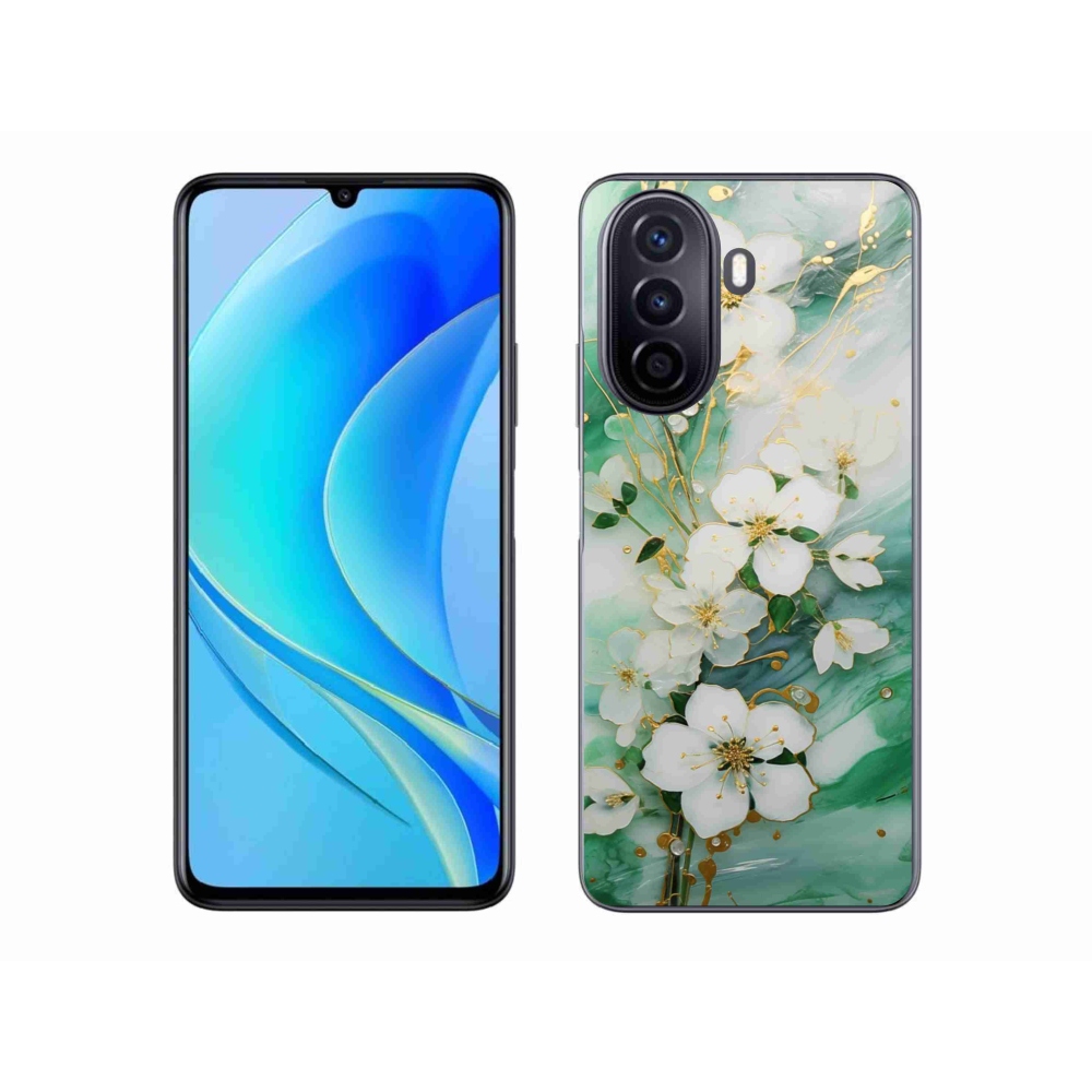 Gelový kryt mmCase na Huawei Nova Y70 - něžné květy