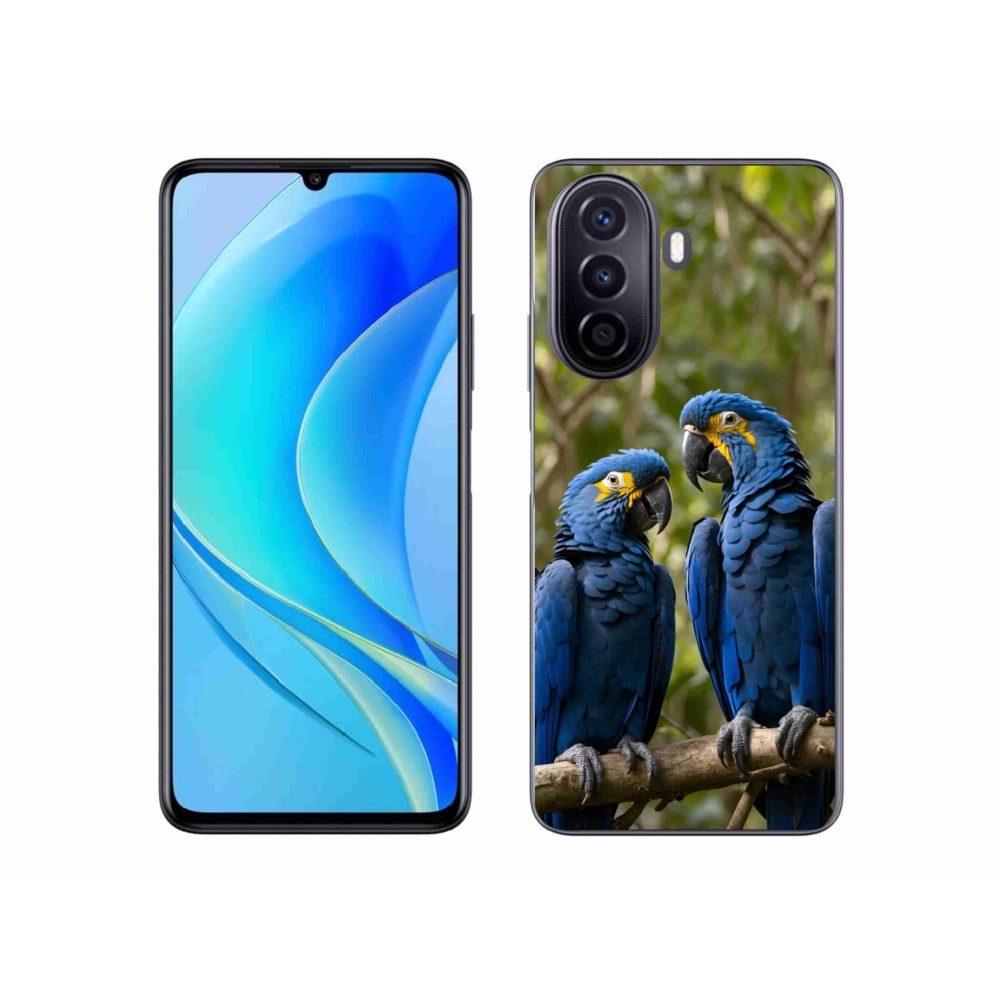Gelový kryt mmCase na Huawei Nova Y70 - papouščí duo