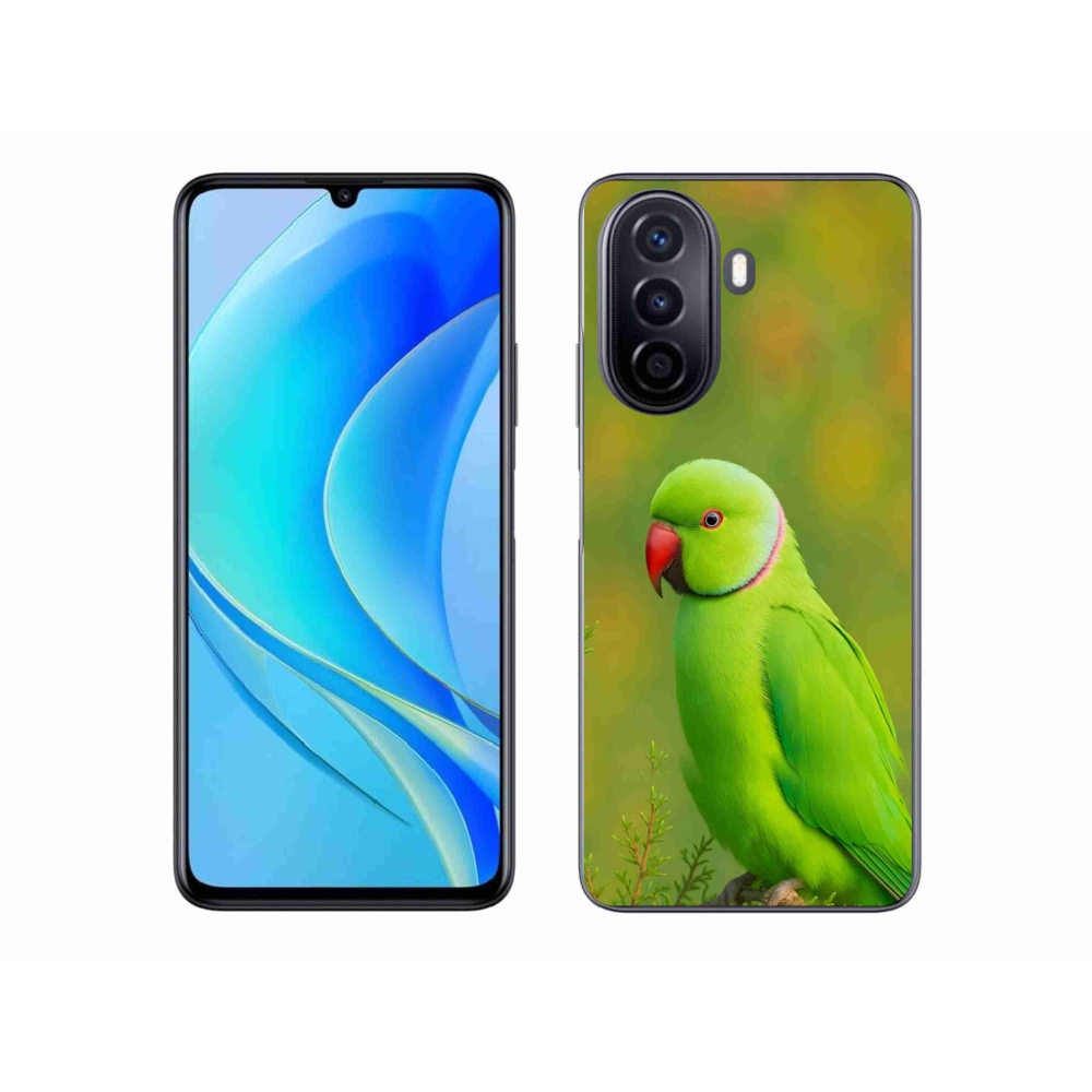 Gelový kryt mmCase na Huawei Nova Y70 - papoušek alexandr 2