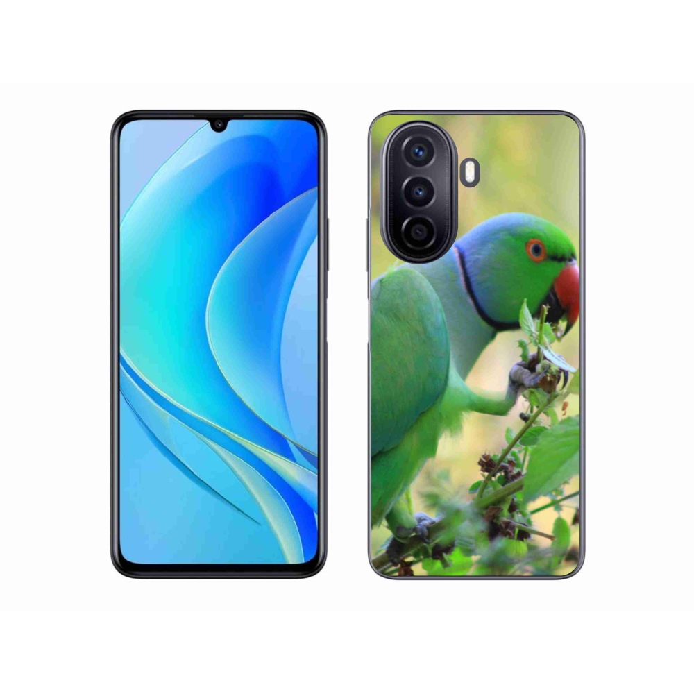 Gelový kryt mmCase na Huawei Nova Y70 - papoušek alexandr