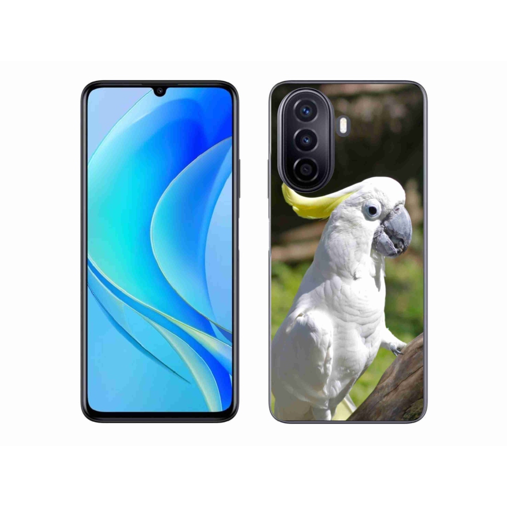 Gelový kryt mmCase na Huawei Nova Y70 - papoušek kakadu 2