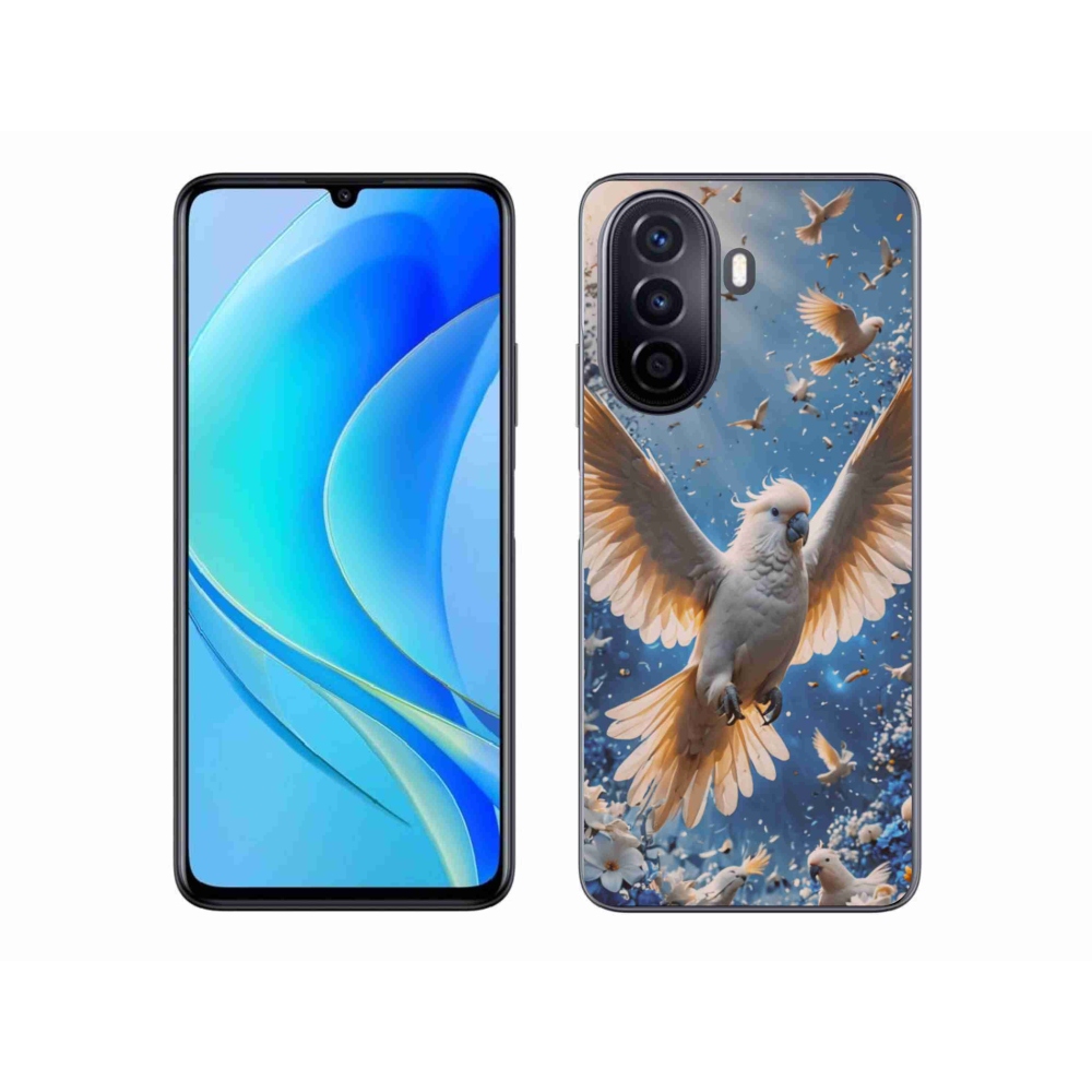Gelový kryt mmCase na Huawei Nova Y70 - papoušek kakadu