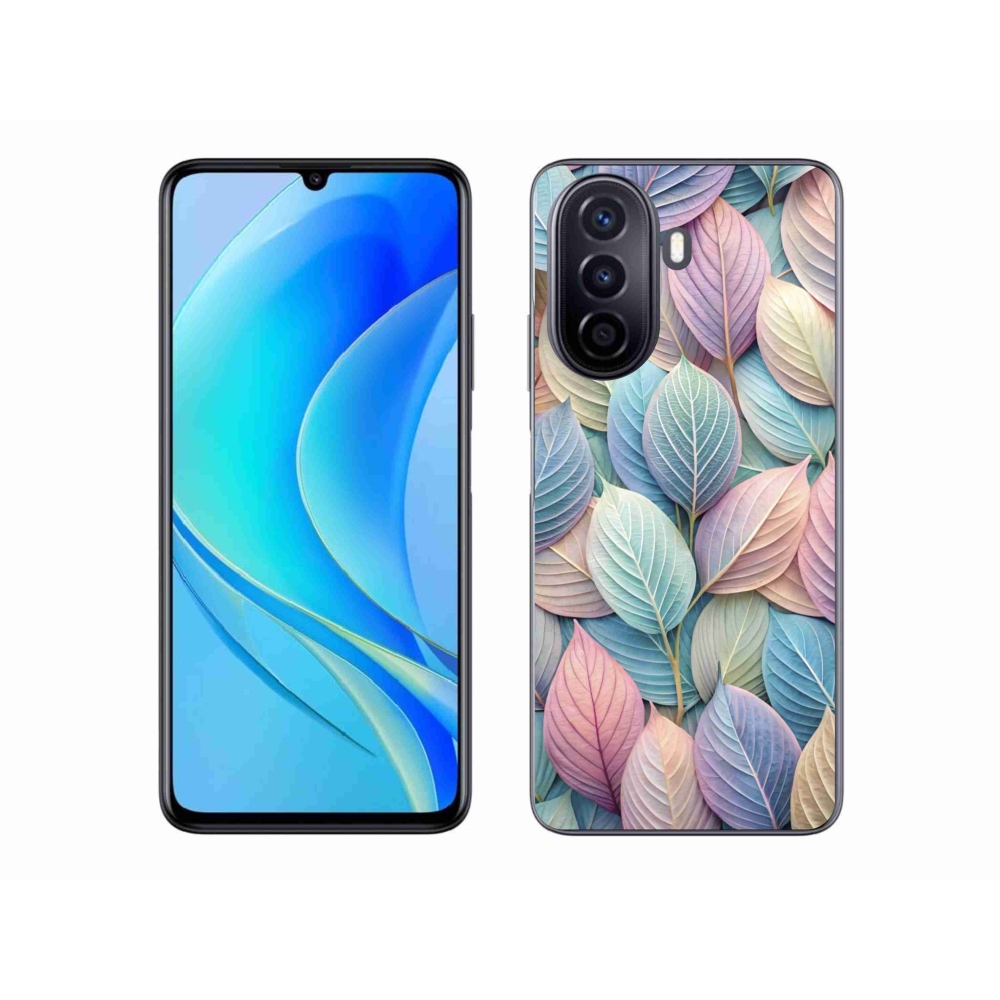 Gelový kryt mmCase na Huawei Nova Y70 - pastelové listy