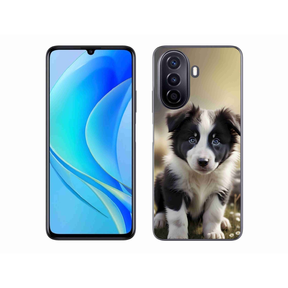 Gelový kryt mmCase na Huawei Nova Y70 - roztomilá border kolie