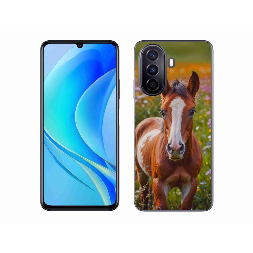 Gelový kryt mmCase na Huawei Nova Y70 - roztomilé hříbě