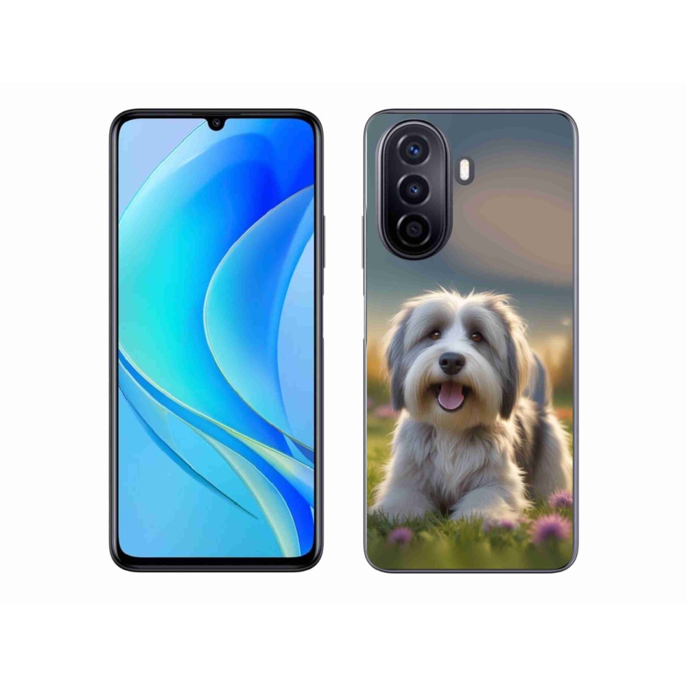 Gelový kryt mmCase na Huawei Nova Y70 - roztomilý havanský psík