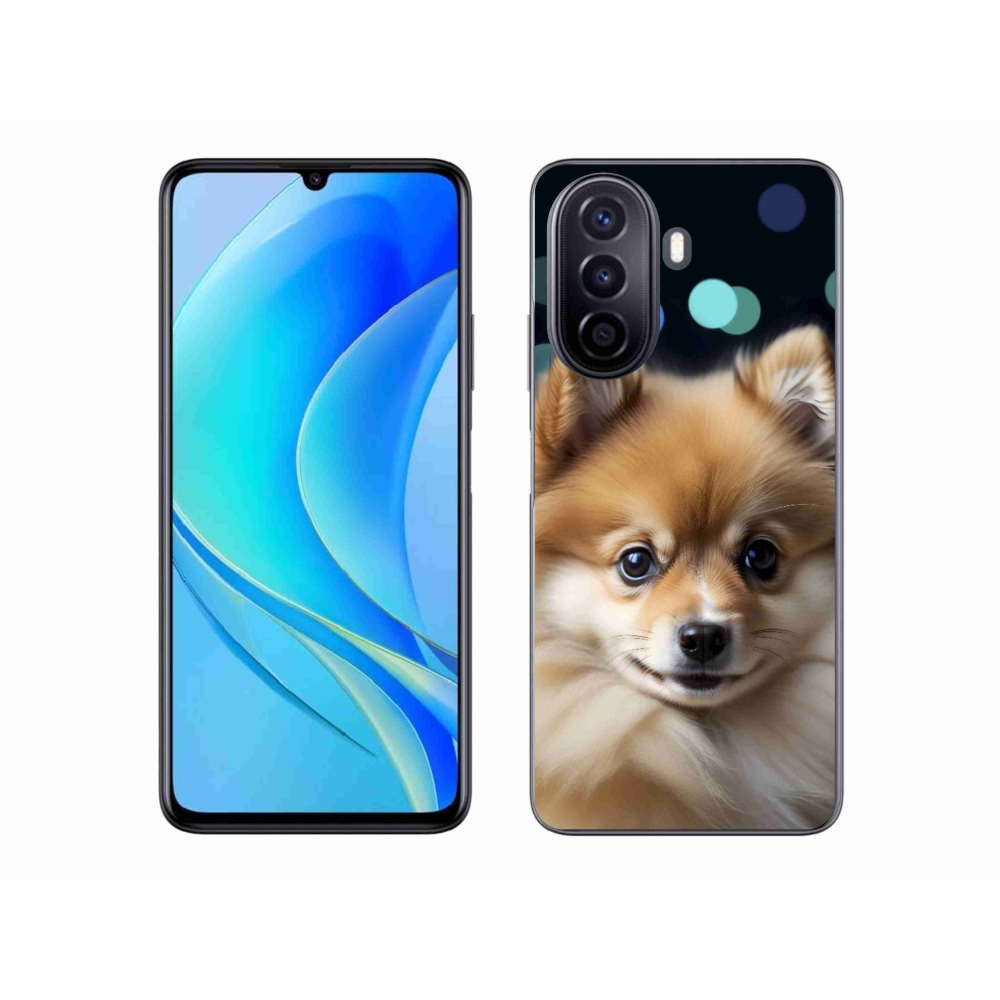 Gelový kryt mmCase na Huawei Nova Y70 - roztomilý pomeranian