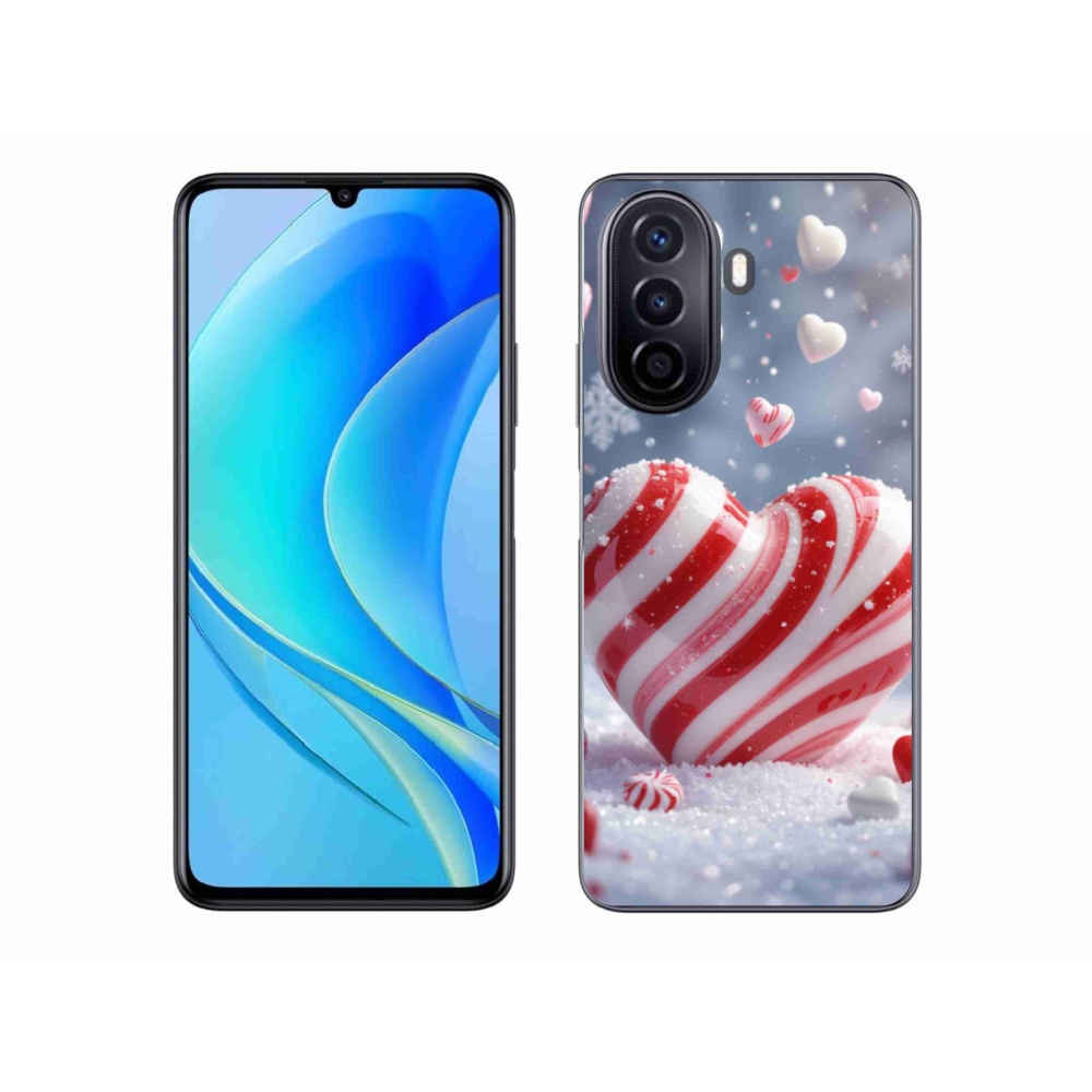 Gelový kryt mmCase na Huawei Nova Y70 - sladké srdce