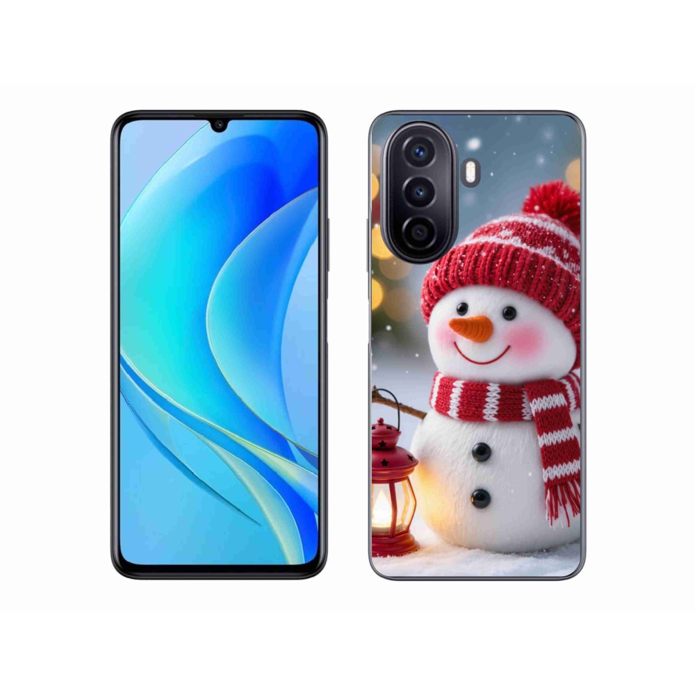 Gelový kryt mmCase na Huawei Nova Y70 - sněhulák 2