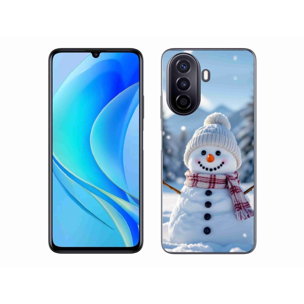 Gelový kryt mmCase na Huawei Nova Y70 - sněhulák 3