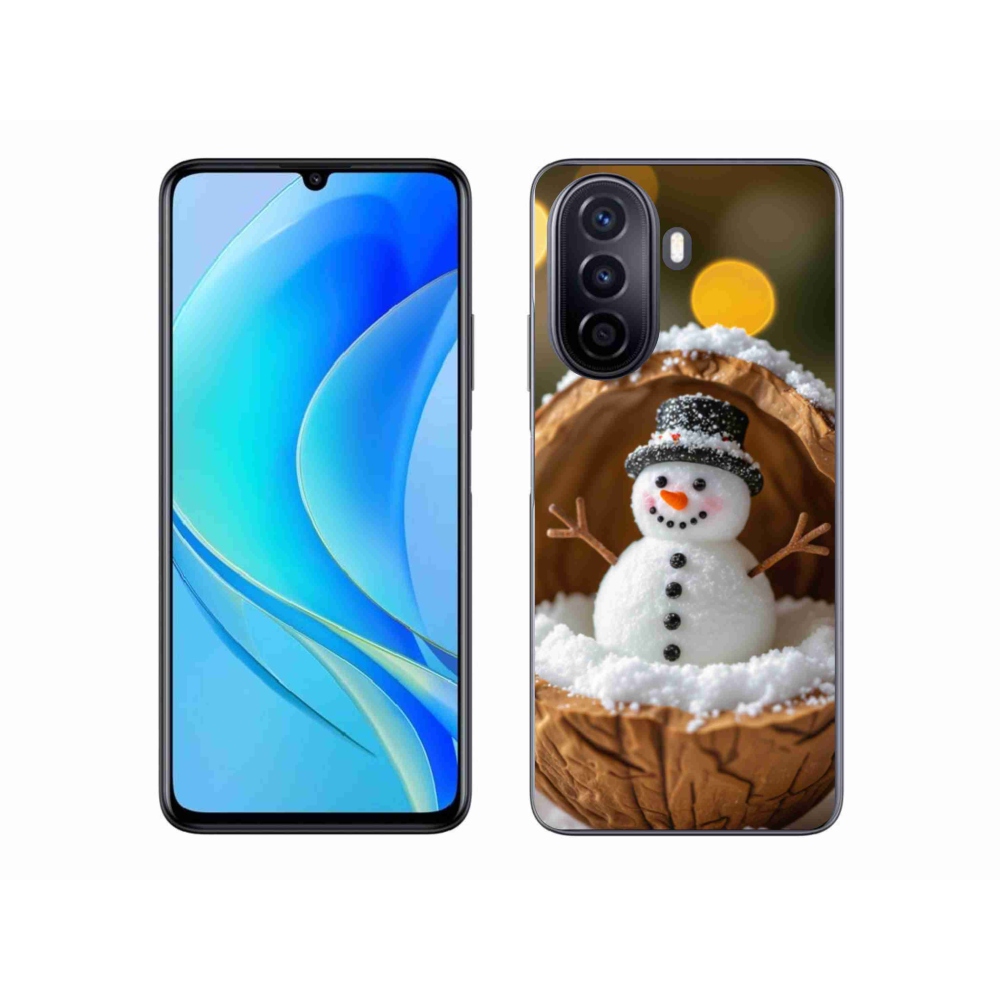 Gelový kryt mmCase na Huawei Nova Y70 - sněhulák 4