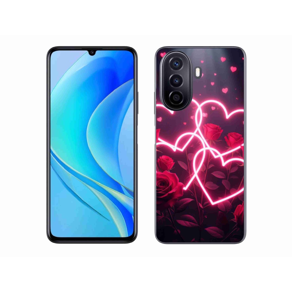 Gelový kryt mmCase na Huawei Nova Y70 - srdce lásky