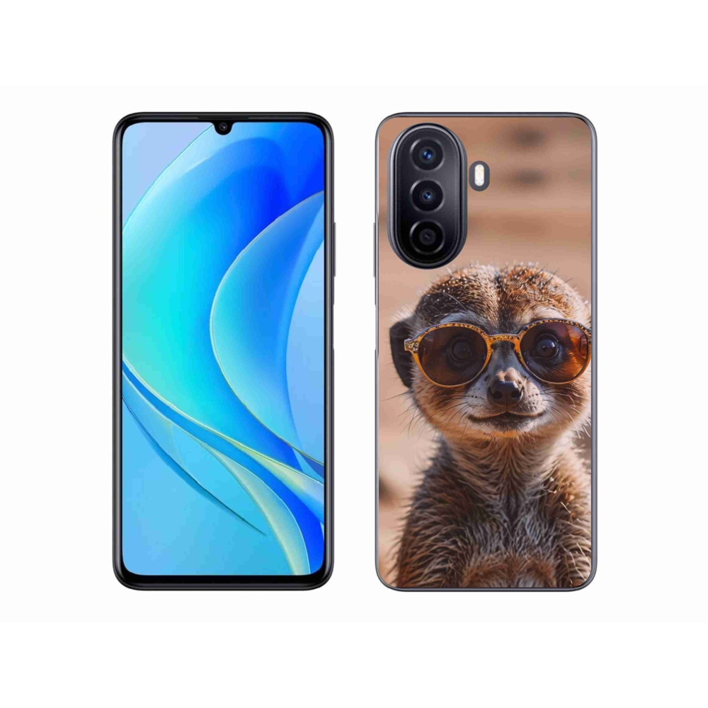 Gelový kryt mmCase na Huawei Nova Y70 - stylová surikata
